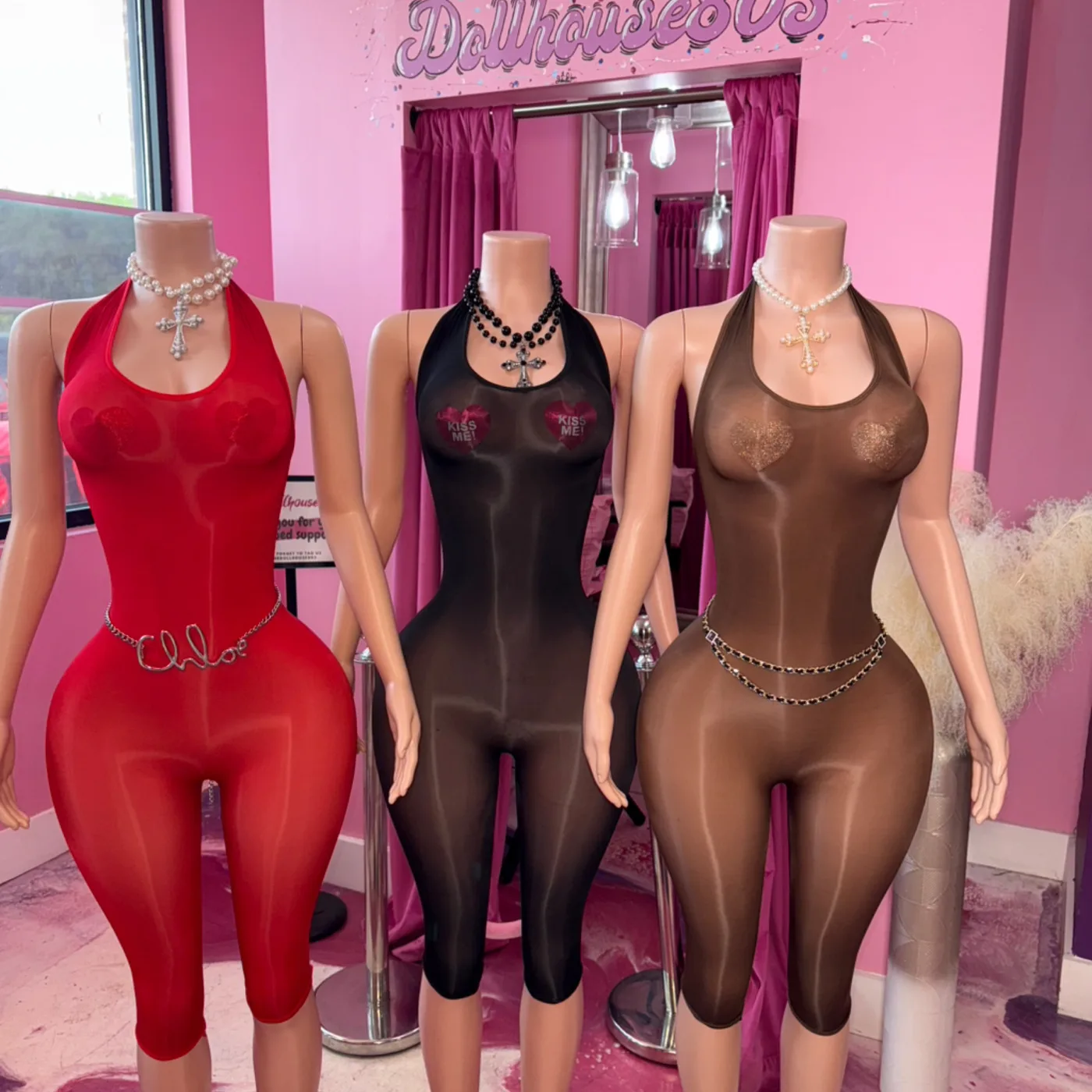 liquid capri jumpsuit