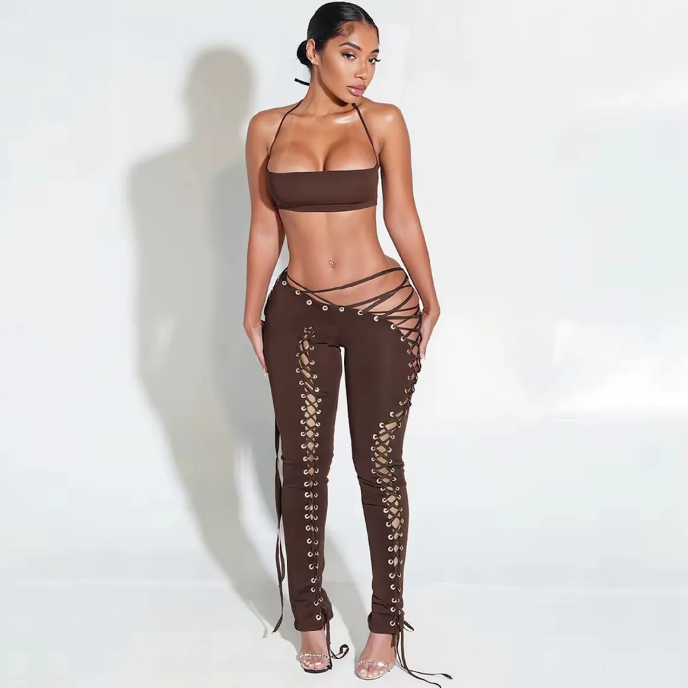 Never Ending Brown Two Piece