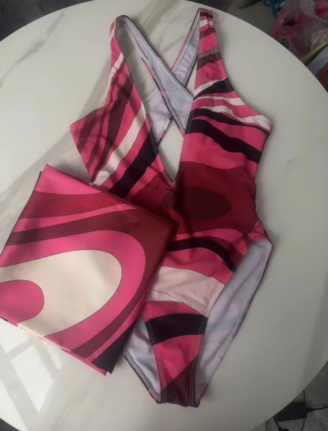 Pink One Piece Pucci